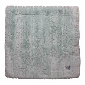 Minky Mamas Baby Lovie Security Blanket Light Blue 18”x18”